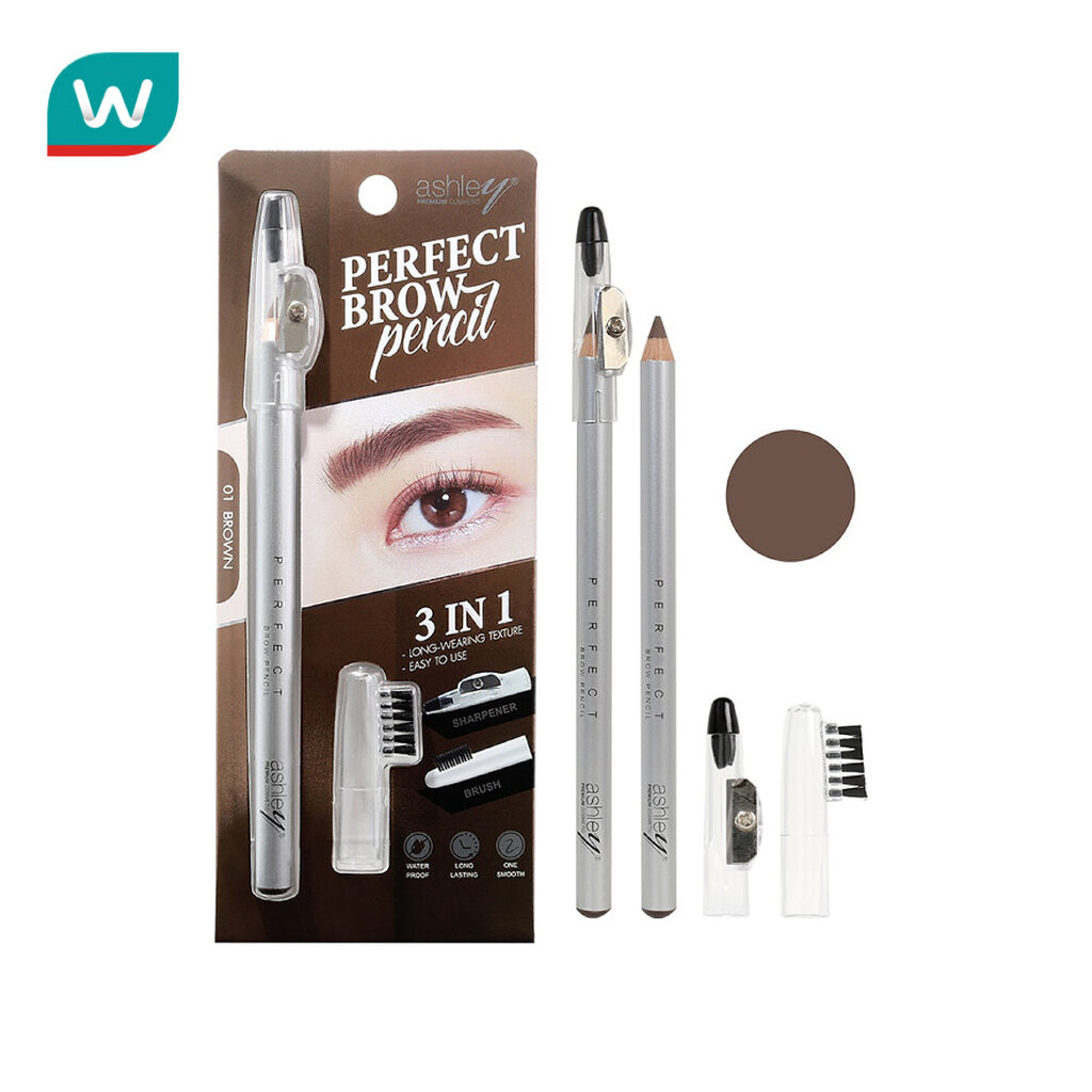 Ashley แอชลี่ย์ เพอร์เฟค โบรว์ เพ็นซิล 2.1ก. 01 บราวน์