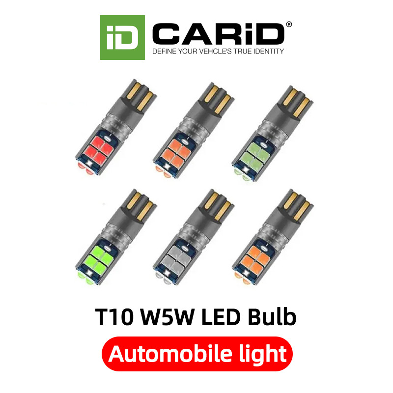 CARiD ที่มีคุณภาพสูง T10 W5W อัลตร้าสดใสภายในรถยนต์อ่านโคมไฟเพดานสัญญาณไฟ 168 194 LED อัตโนมัติลิ่มท
