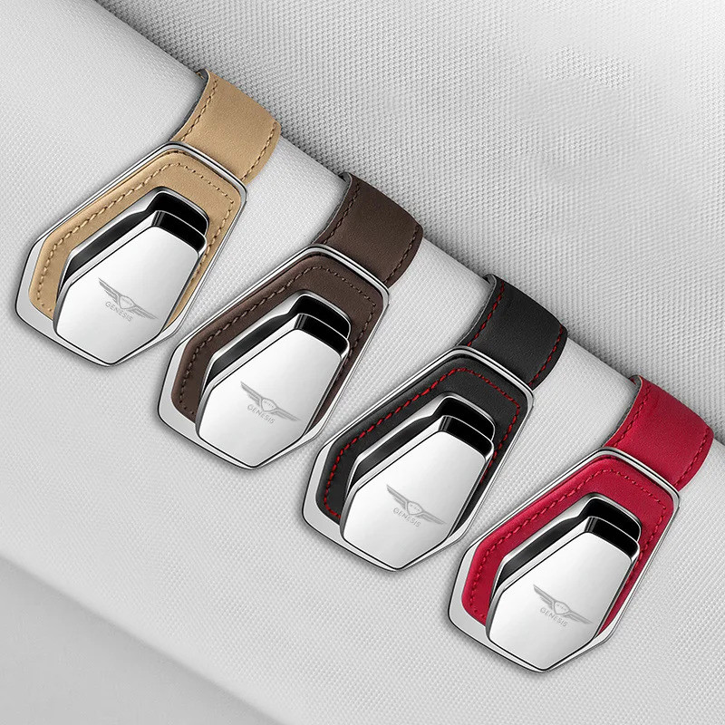 รถหนังนิ่มหนังแบบพกพากล่องแว่นตารถคลิปกรณี Storageor สําหรับ GENESIS จีวี60 Suv Coupe 3.8 2022 จีวี8