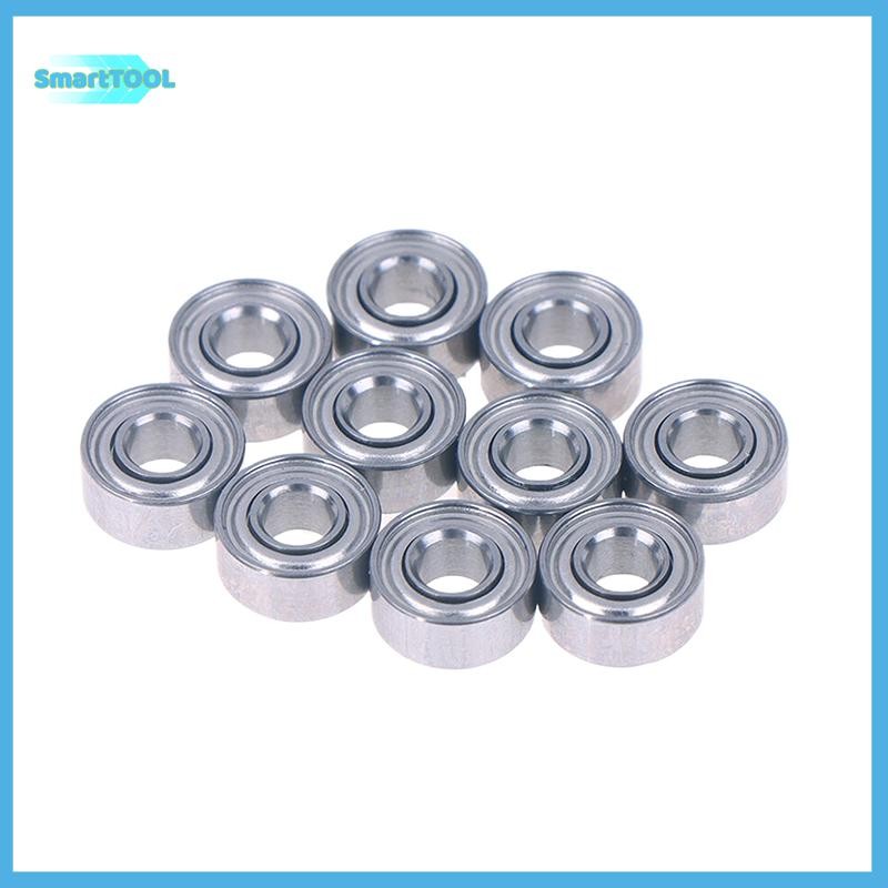 UTZN> 10pcs 683ZZ 3*7*3 มม.แบริ่งขนาดเล็ก Chrome เหล็ก 683 ZZ 2Z 683Z ภายใน Bore 3 มม.ขนาดเล็ก Deep 