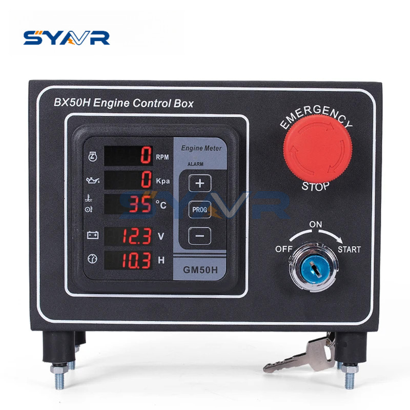 GM50H Multi Function Generator Controller เครื่องยนต์ดิจิตอลมิเตอร์เครื่องกําเนิดไฟฟ้าดีเซลกล่องควบค