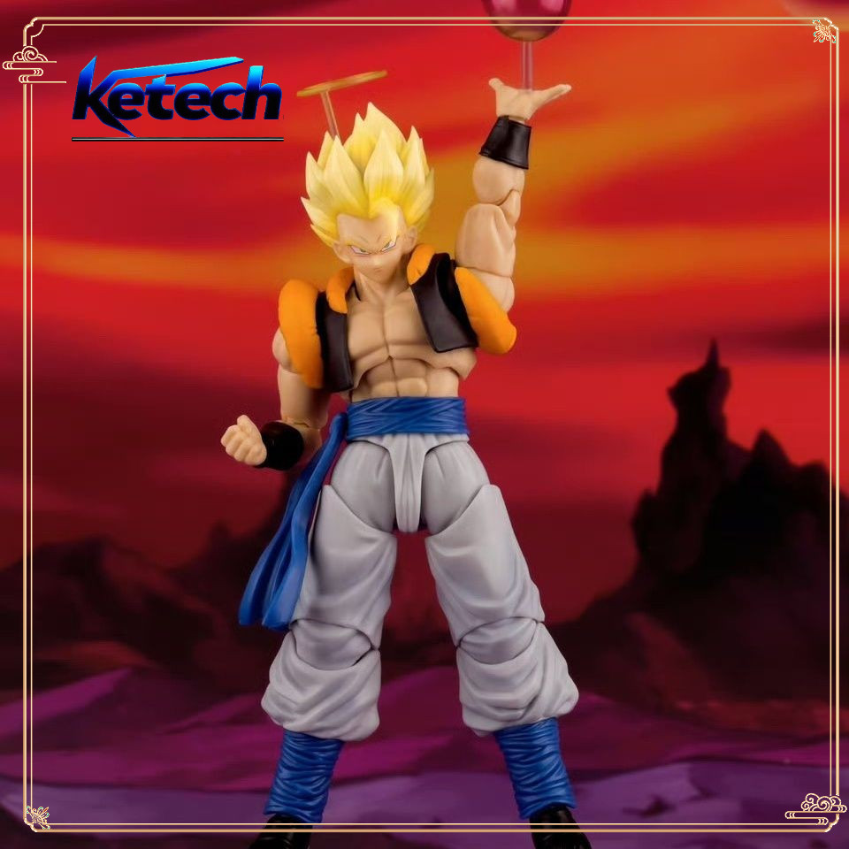 Demoniacal Fit Gogeta 3.0 Body Dragon Ball Z Action Figure DBZ SHF Gogeta Super Saiyan Figurine อะนิ