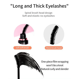 EMP มาสคาร่าสีดำกันน้ำกันเหงื่อติดทน ไม่เลอะ ไม่เปื้อน Mascara Waterproof เครื่องสำอาง ปัดขนตาหนา โค้งงอนยาวนาน 24ชม