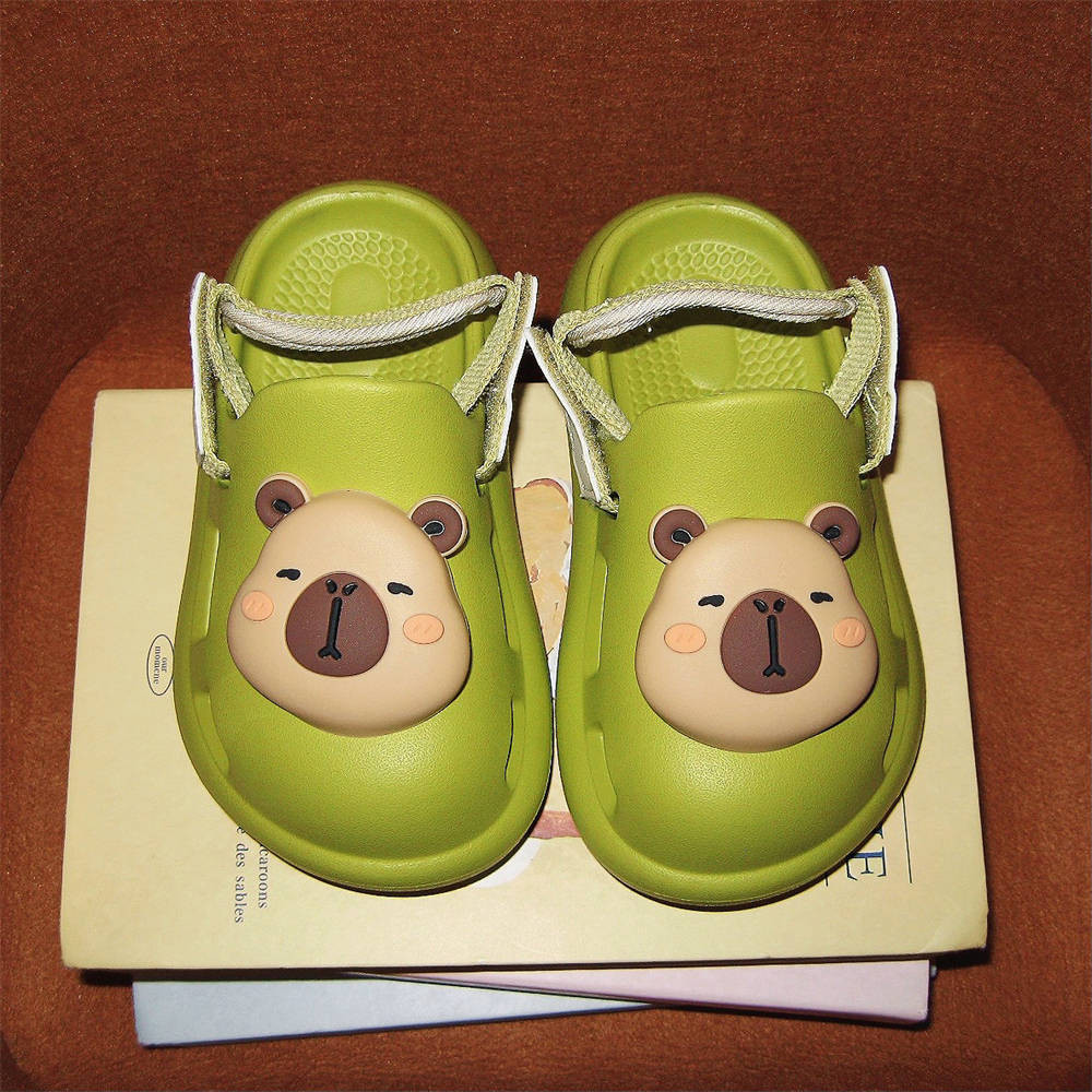 Xitiao รองเท้าเด็ก Soft-Soled สนุกสามมิติ Kapibara รองเท้าคู่กลางแจ้ง