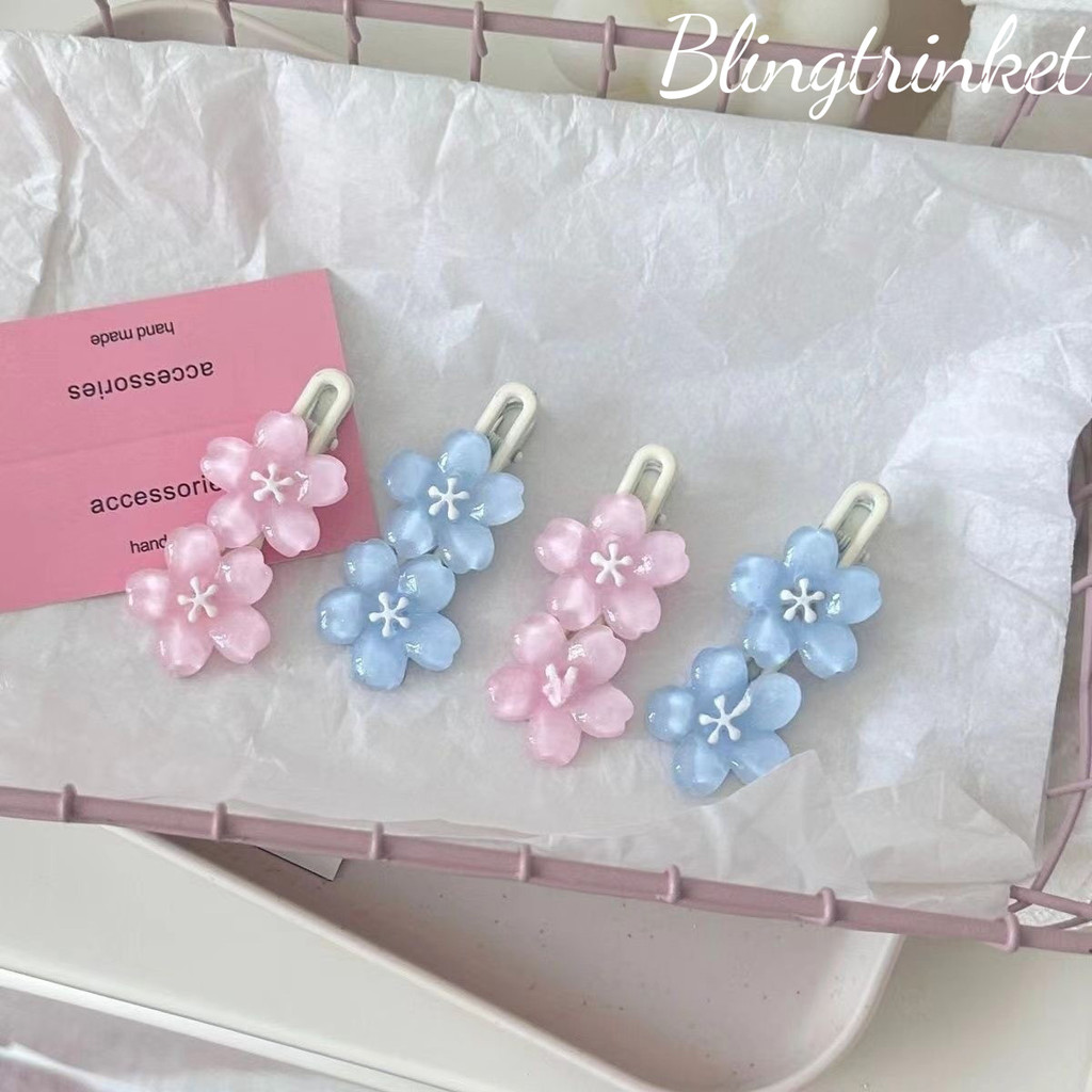 BlingTrinket🌸กิ๊บติดผมสไตล์เกาหลีลายดอกไม้🌸 เข้ากับทุกการแต่งกาย เครื่องประดับแฟชั่น พร้อมส่งในไทย