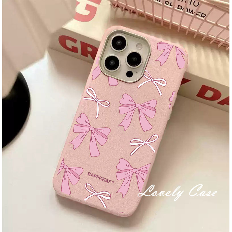ปลอกสําหรับ Huawei Honor X6B X6 X7 X6A X8 X9 BC 200 90 50 4G 5G Plus INS สีชมพู Bowknot เคสโทรศัพท์ 