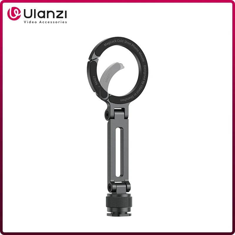 Ulanzi MA07 Maglock 1/4 รองเท้าเย็นโทรศัพท์ติดตั้งแม่เหล็กแบบพกพาสำหรับการเดินทางกระเป๋าเป้สะพายหลัง