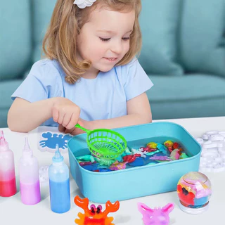 ชุดเจลปั้นน้ำ DIY ของเล่นเสริมพัฒนาการ ของเล่นฝึกสมอง Magical Water Seape / Water toys