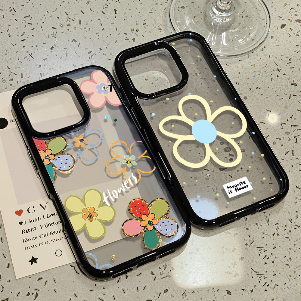 INS สำหรับ iPhone 11 17 13 16 Pro Max 15 14 12 11 17 Pro Max Air 13 Pro เคสโทรศัพท์กันกระแทกพิมพ์อะคริลิก