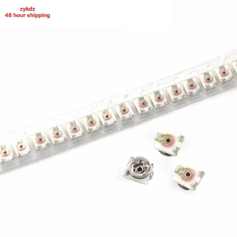20pcs 3*3 Trimmer ความต้านทาน Potentiometer Trimpot SMD 3X3 ปรับ Variable resistor 100 500 1K 2K 5K 