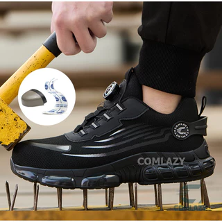 🔥พร้อมส่ง🔥รองเท้าเซฟตี้ พื้นเคฟลาร์ กันกระแทก safety shoes น้ำหนักเบาสวมใส่สบาย รองเท้า safety รองเท้าทำงาน size39-45🔥🔥