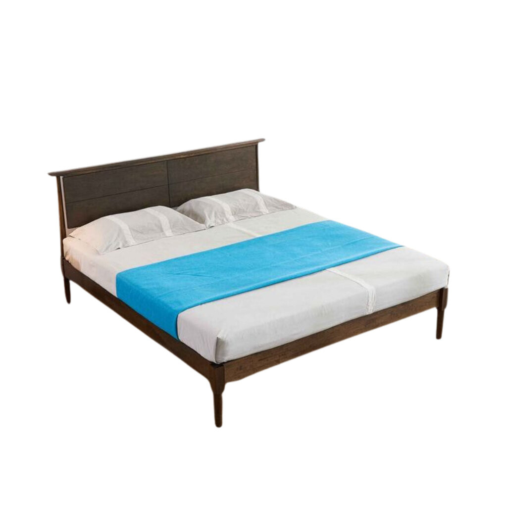 Evergreen Furniture เตียงนอนไม้ยางพาราแท้ ขนาด 6 ฟุต B-1820-G