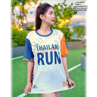 SC Sports เสื้อกีฬา เสื้อพิมพ์ลาย Run02-สีเขียว งานจริงสวย สีสด หนา145g นุ่มลื่นใส่สบาย
