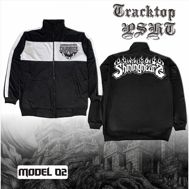 PSHT SHINNING HEART TRACKTOP JACKET - ใหม่ล่าสุด PSHT TRACKTOP JACKET - PSHT EMBROIDERED SCREEN-PRIN