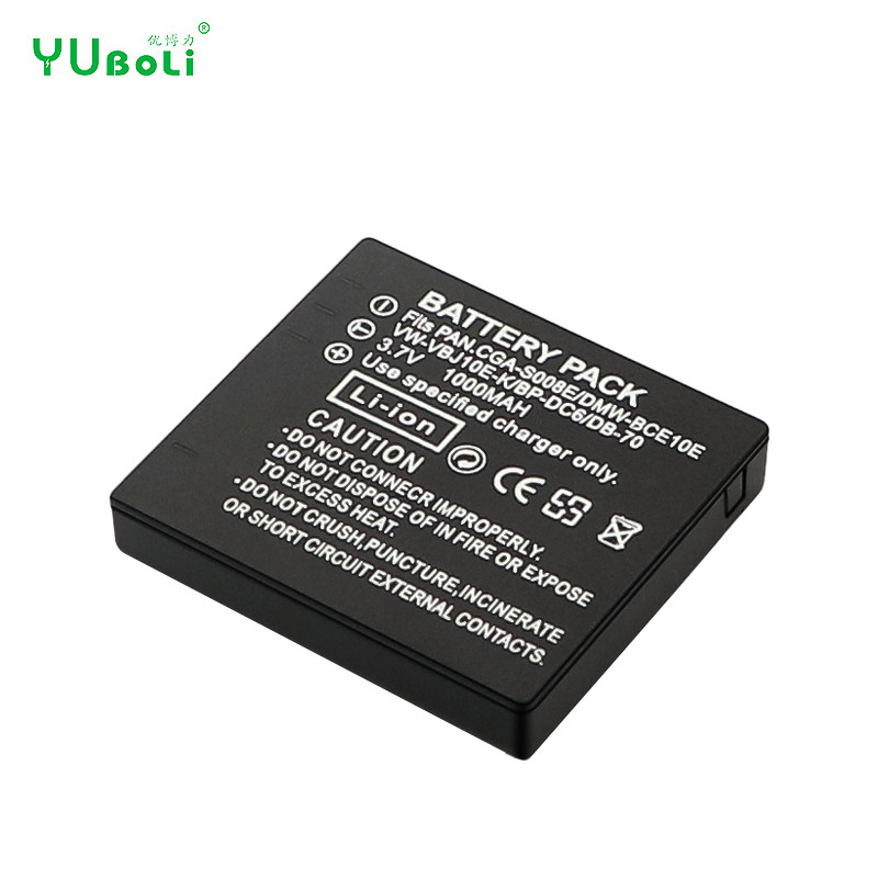เหมาะสําหรับเครื่องชาร์จ Panasonic DMW-BCE10GK แบตเตอรี่ S008E FX520/FS20 FX38 FX36 BCE10 แบตเตอรี่