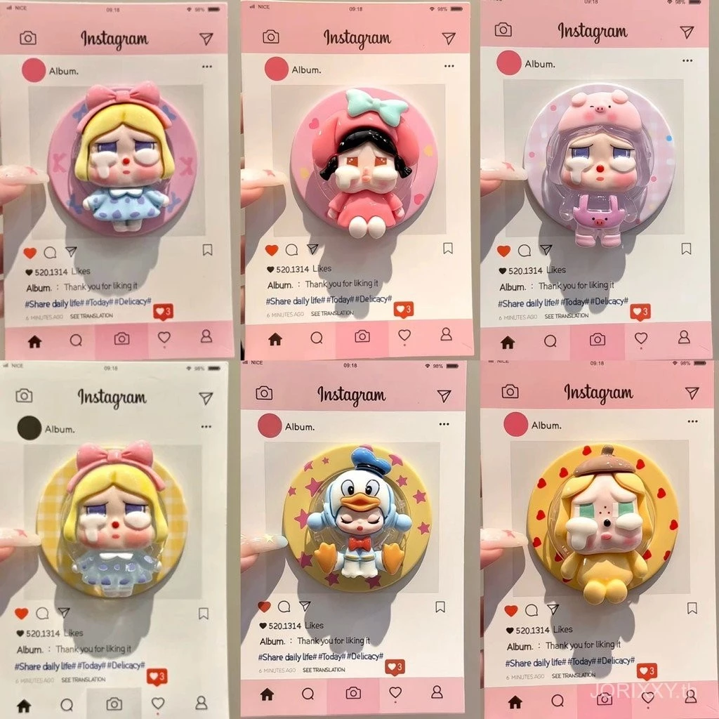 รูปแบบใหม่สามมิติน่ารักตาหมากรุกร้องไห้ทารกเหมาะสําหรับ แม็กเซฟ วงเล็บแม่เหล็กดูดซับซุปเปอร์