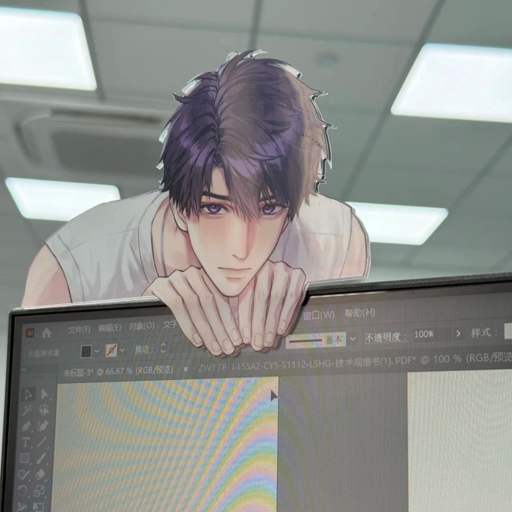 รักและลึกพื้นที่ สินค้า Brother Home Always Ringing Series วันอะคริลิค PP คลิปกระดาษทดสอบคลิปเดสก์ท็