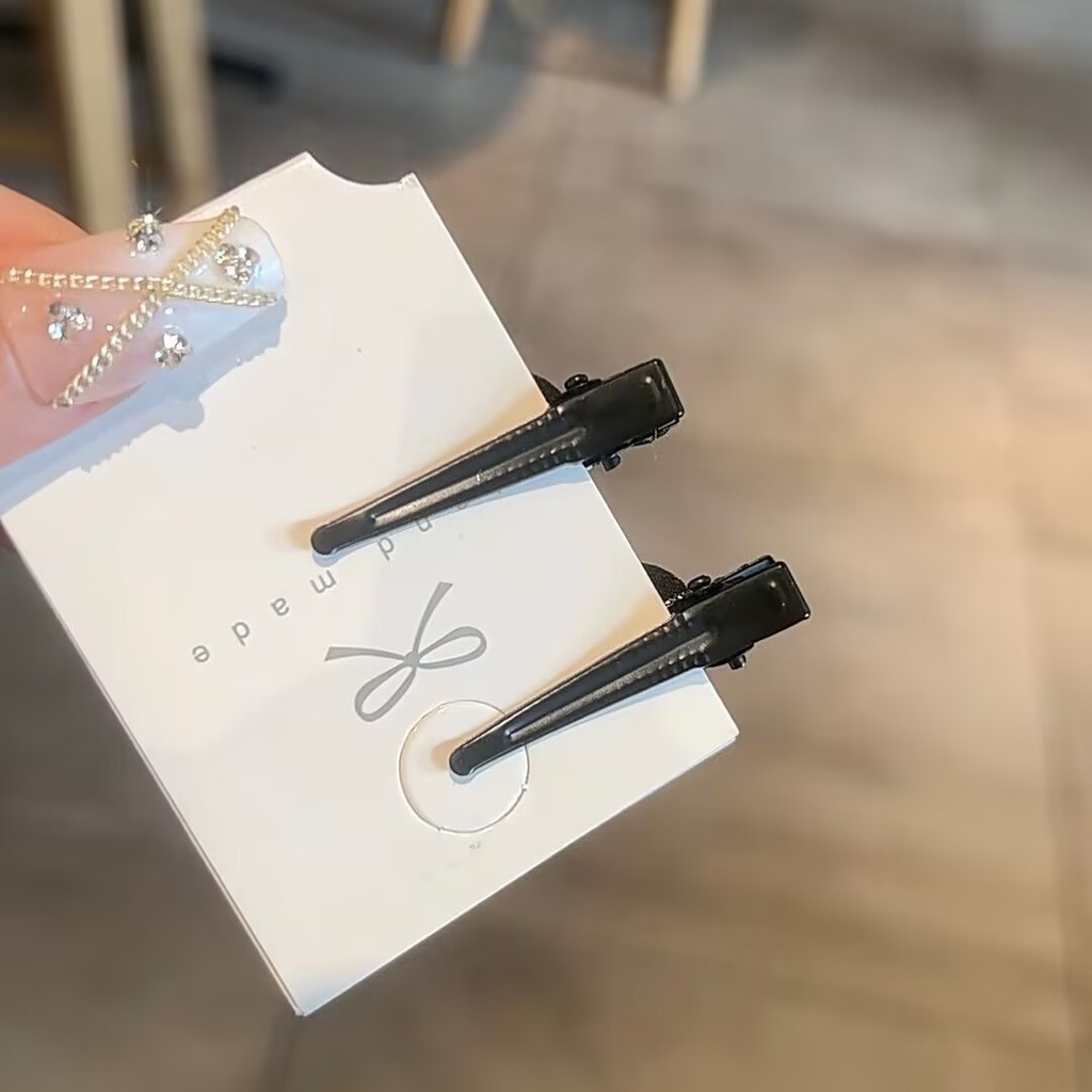 คุณภาพสูงระดับไฮเอนด์เวอร์ชั่นเกาหลีหวานคลิปขนาดเล็กดอกไม้แบน ใบเรียกเก็บเงินเป็ด คลิปคลิปด้านข้างแฟชั่นสีหน้าผากผมหัก - รูปที่ 7