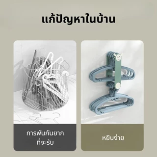 จัดระเบียบไม้แขวน ติดตั้งง่ายไม่ยุ่งยืน แรงยึดเหนียวแน่น ใช้เก็บไม้แขวนเสื้อ/ผ้าแดงไ ที่เก็บไม้แขวนเสื้อ ไม่ต้องเจาะผนัง