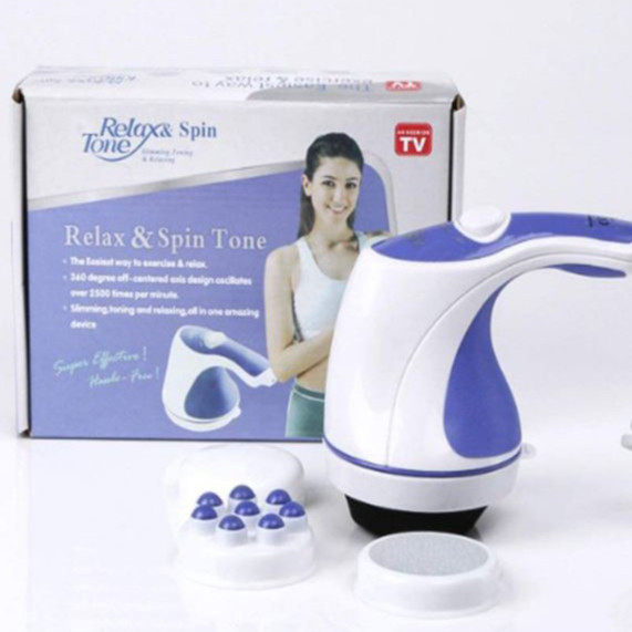 CHNG 5 in 1 Full Relax Tone Spin Body Massager 3D ไฟฟ้า Full Body Slimming Massager Roller