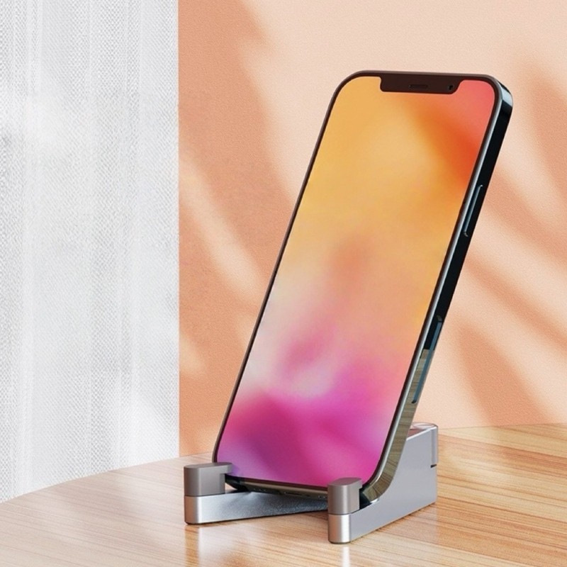 Camp ที่วางโทรศัพท์อะลูมิเนียม V Design Universal Compatiility สําหรับอุปกรณ์ 4-12 นิ้ว