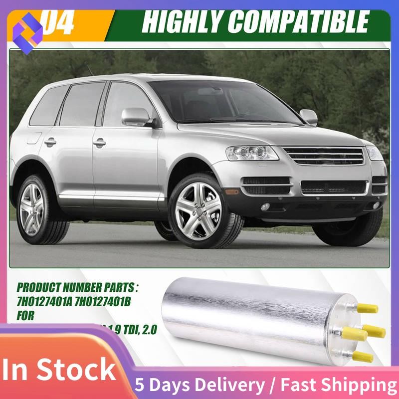 กรองน้ํามันเชื้อเพลิงรถยนต์ 7H0127401บี 7ชม.0127401สําหรับVW 7L6 7LA 2.5TDI Transporter T5 T6 1.9TDI