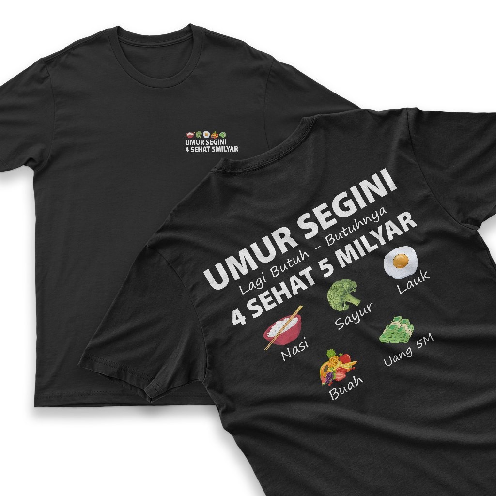 4 HEALTHY 5 MILYAR เสื้อยืด VIRAL WORDS 30S