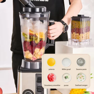 เครื่องปั่นอเนกประสงค์ 9500W 4L 6ใบมีด ปั่นน้ำผลไม้พลังสูง ปั่นสมูทตี้ ปั่นน้ำแข็ง 2 in 1 D0220