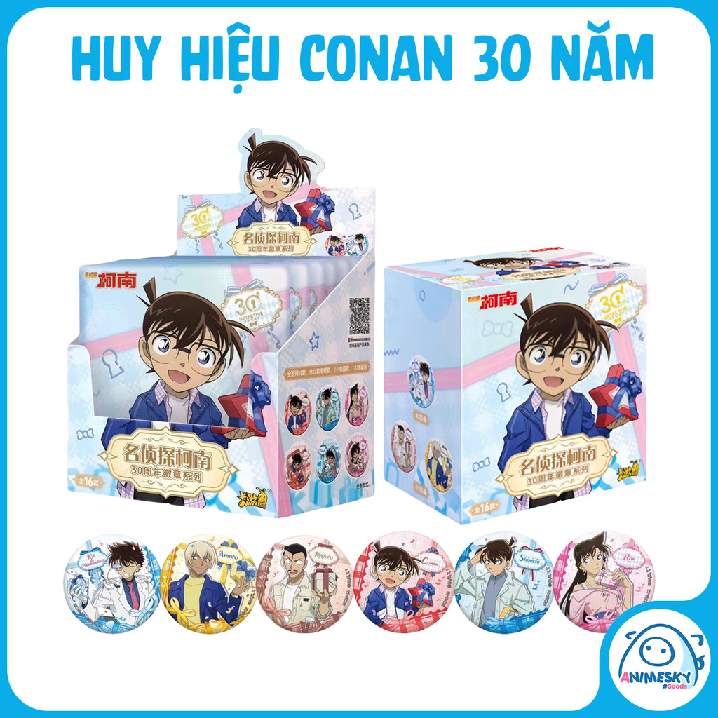 แพ็คเกจป้ายตัวละคร Detective Conan Kayou ver 30th Anniversary - แพ็กการ์ด Conan Animesky