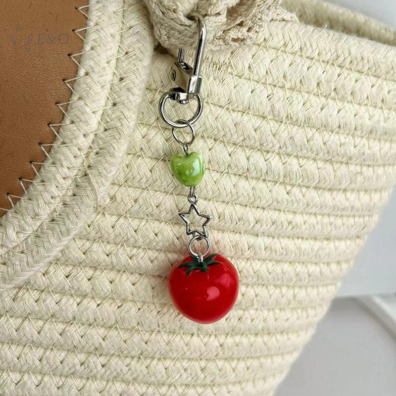 Seewin Tomato Star Phone Chain Lanyard พวงกุญแจสําหรับผู้หญิงวันเกิด vn