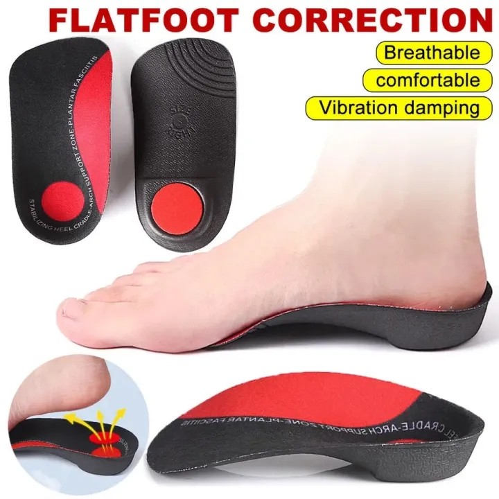 1 คู่รองเท้า Insole Orthotic Insoles Flat Feet Arch Support Insole รองเท้าสําหรับ Plantar Fasciitis