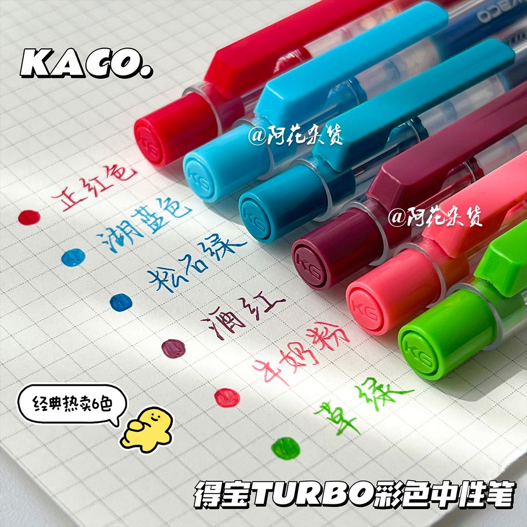 Ahua XKACO XKACO Depot ปากกากดสีมูลค่าสูงโปร่งใส Rod นักเรียนมือวาดภาพวาด Marker ปากกา Ahua XKACO สี