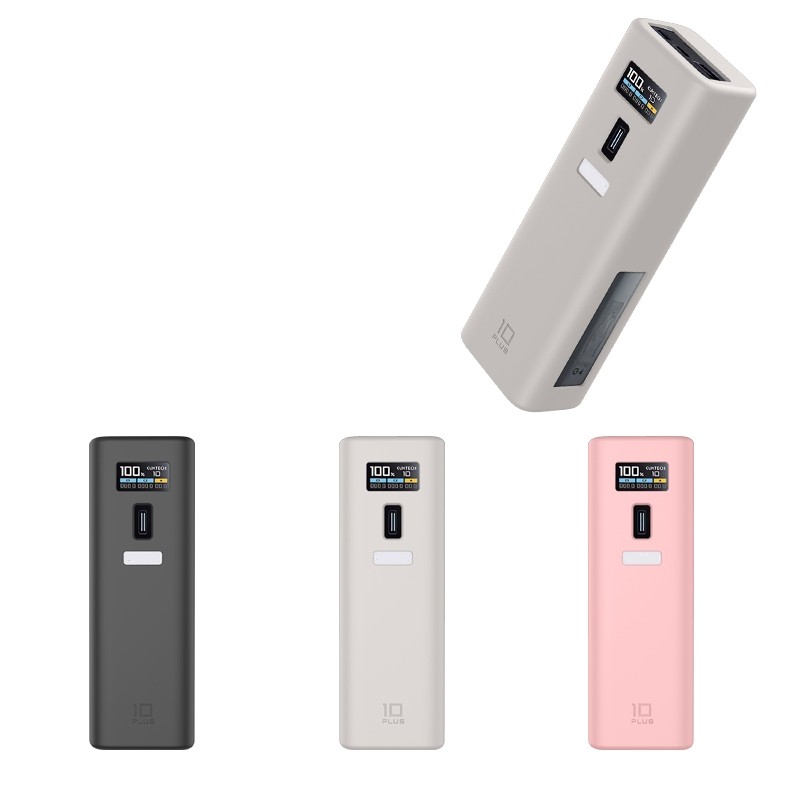 เคสป้องกันสําหรับ CukTech 10 Plus Power Bank,ซิลิโคนอ่อนนุ่มแบบพกพากันกระแทกป้องกันรอยขีดข่วนฝาครอบก