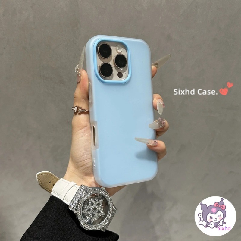 สีทึบ 2in1 Jelly Shell สําหรับ Samsung Galaxy S25 FE S24 Ultra S23 Plus A25 A26 A33 A34 A35 A36 A52 A52s A53 A56 A73 5G เคสโทรศัพท์หญิง Macaron ซิลิคอนนุ่ม ราคา ถูกที่สุด ดีลบีเคเค แกลเลอรีภาพที่ 4