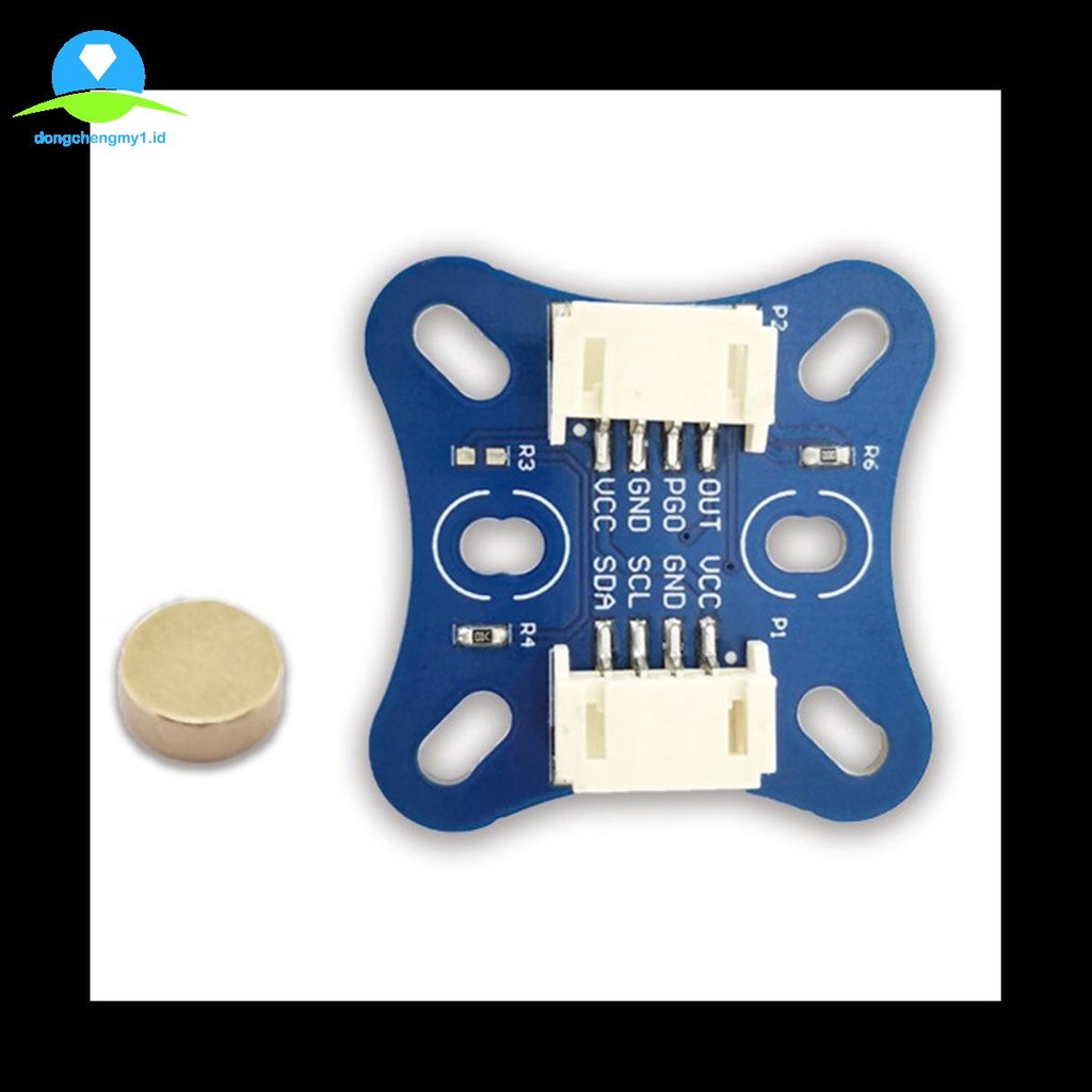 AS5600 Magnetic Encoder โมดูลแม่เหล็กเหนี่ยวนําวัดมุมโมดูลเซ็นเซอร์ FOC 12Bit เซ็นเซอร์ความแม่นยําสู