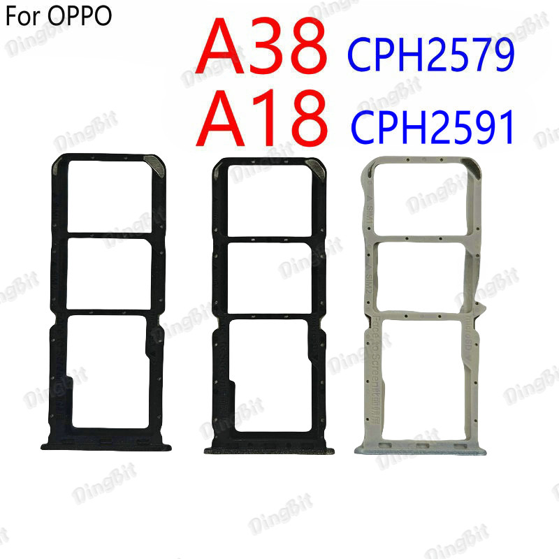 ซิมการ์ดที่ใส่ถาดสําหรับ OPPO A18 A38 CPH2591 CPH2579
