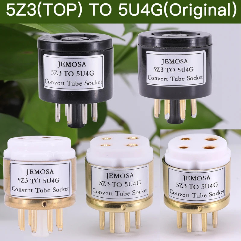 1PC 5Z3 274A 80 หลอดถึง 5U4G 274B 5AR4 5Z4P 4PIN TO 8PIN DIY เสียงสูญญากาศหลอดเครื่องขยายเสียงแปลงหล