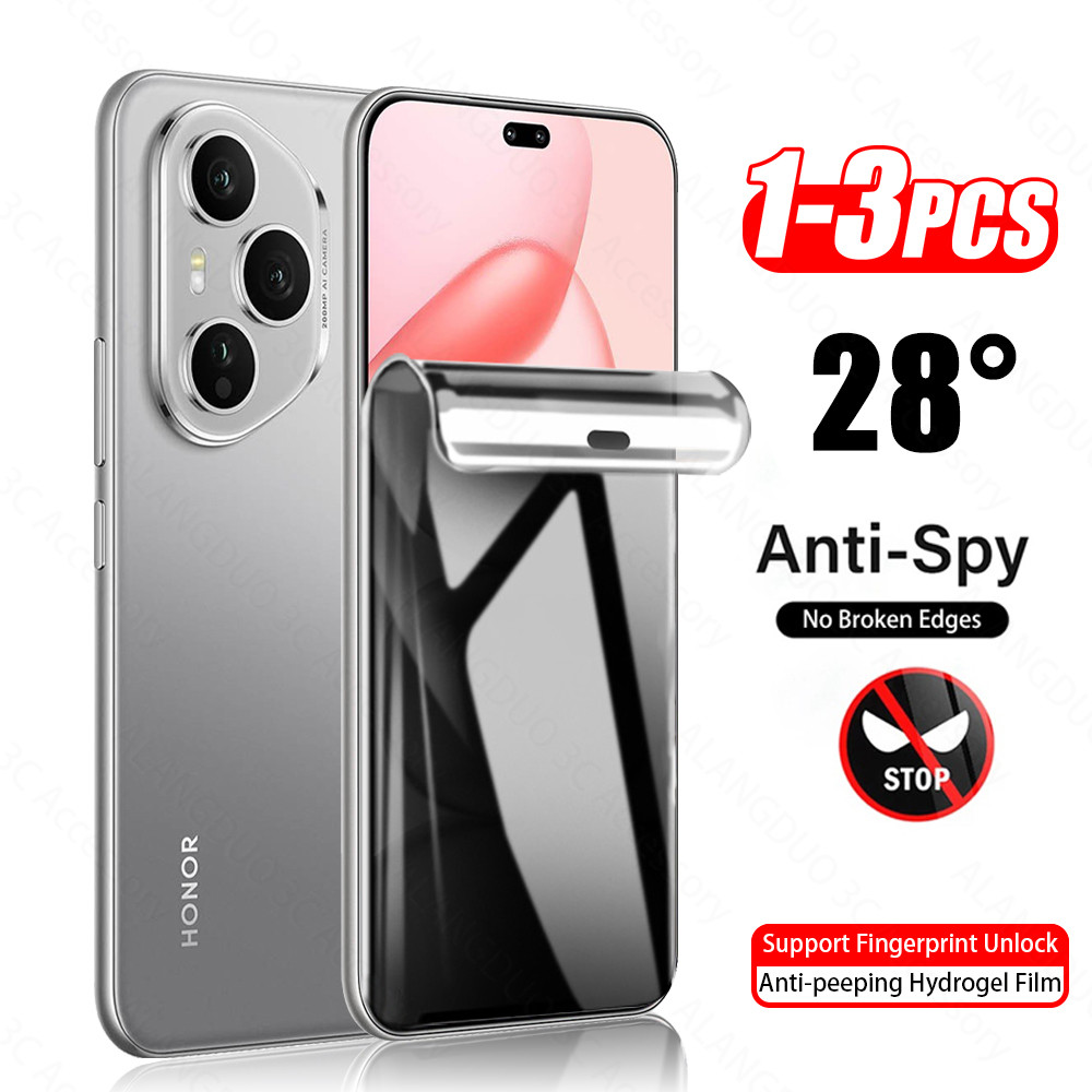 ความเป็นส่วนตัว Hydrogel ฟิล์มป้องกันสําหรับ Honor X9c สมาร์ท X9b X9a 400 300 200 100 Magic7 Magic6 Magic5 Magic4 Power X8b X8c X7b X7c 90 80 70 60 50 Pro 5G Soft Screen Protector กระจก