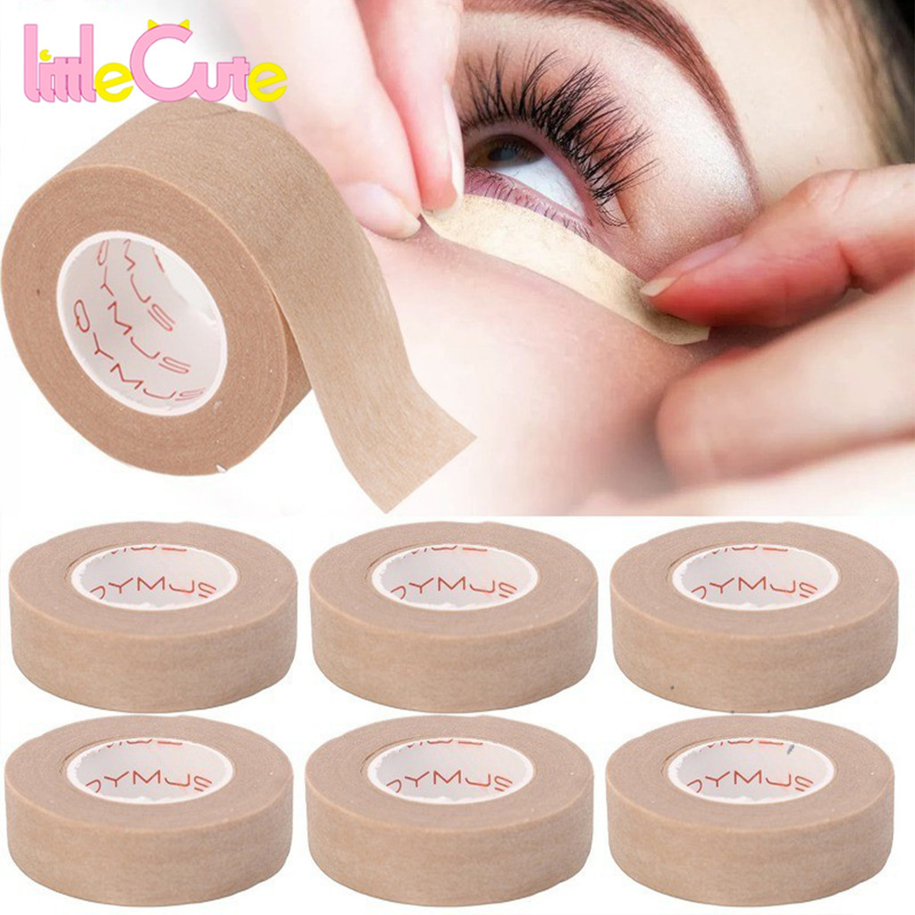 [แต่งหน้า]เทปตรึงแต่งหน้าแบบมืออาชีพ 1/2 ม้วนสําหรับต่อขนตา | เทปผิวที่มองไม่เห็นบางเฉียบ 1.2 ซม./2.4 ซม. เครื่องมือเสริมความงามที่ไม่ก่อให้เกิดภูมิแพ้สําหรับร้านเสริมสวย