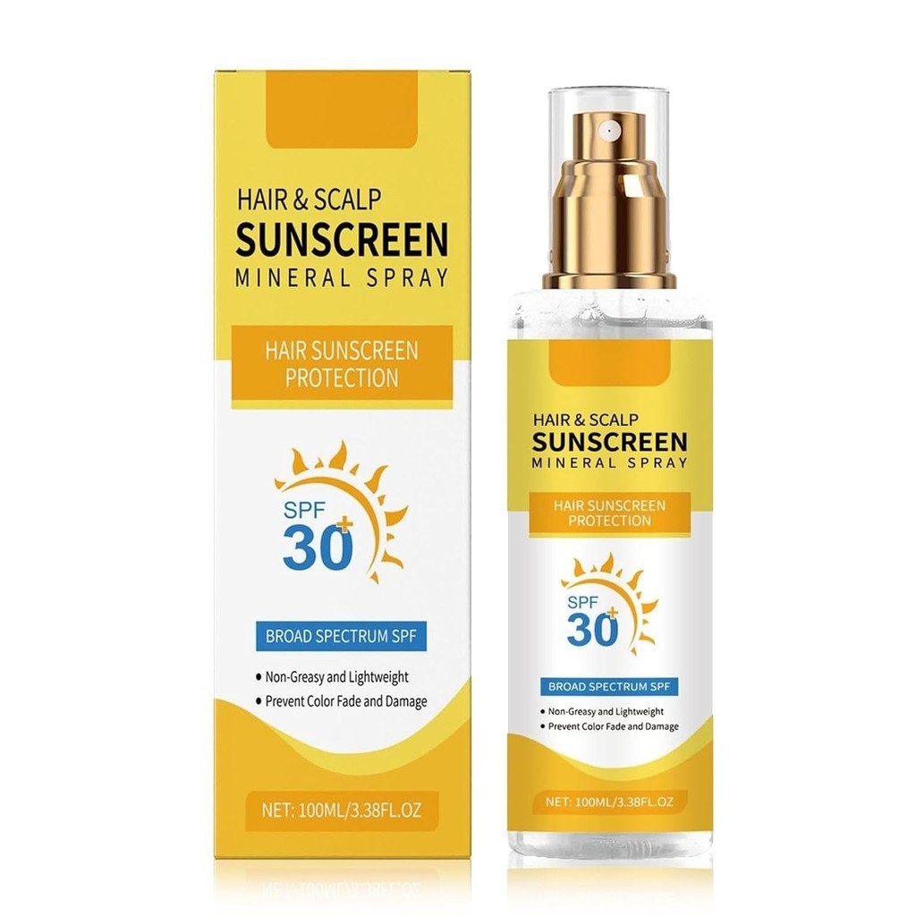 Ultimate Hair & Scalp Sunscreen Spray SPF 30 | Color-Safe UV Blocker for Dyed/Highlighted Hair | Wei