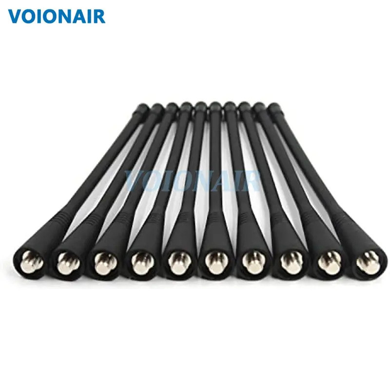 VOIONAIR 10pcs UHF 400-470Mhz Whip Antenna สําหรับ Motorola CP200 CP200D GP328 GP340 GP360 GP1280 EP