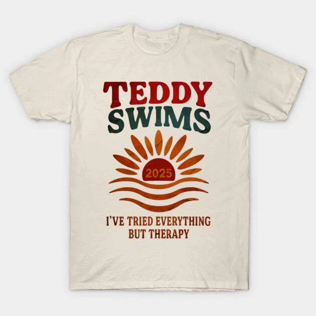 เสื้อยืด Vintage Teddy Swims 2025 - รูปที่ 1