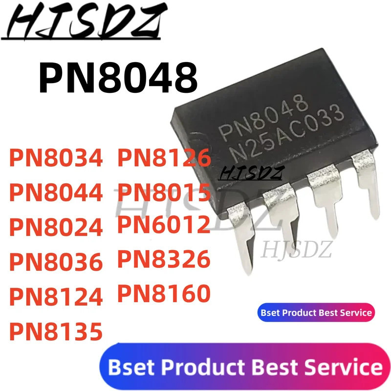 1-5PCS PN8326 PN6012 PN8015 PN8126 PN8124 PN8036 PN8024 PN8044 PN8048 PN8034 PN8160 PN8135 DIP ชิป i