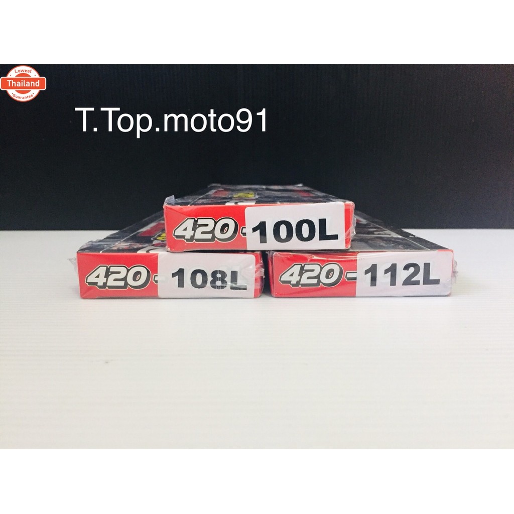 โซ่ดำ OSAKI ข้อาง 420 และ 428 ผลิตในไทย