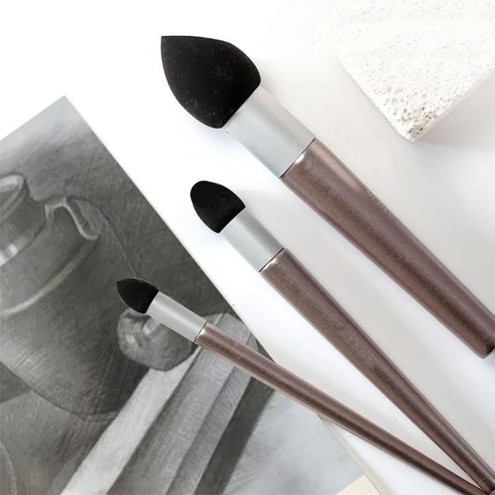 FYY Artist Blending Pen Washable Sketch Rubbing Sponge Brush Reusable Drawing Art Blenders Correcting Lightening - รูปที่ 6