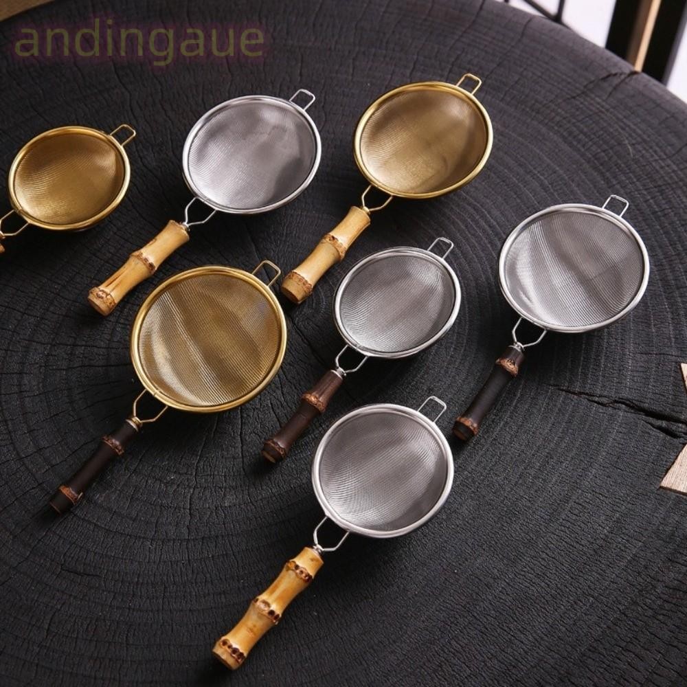 ANDIN Matcha Sifter, Rust-Proof Very Fine Mesh Filter, สแตนเลสขนาดเล็กทําความสะอาดง่ายกรองชาสําหรับห้องครัว