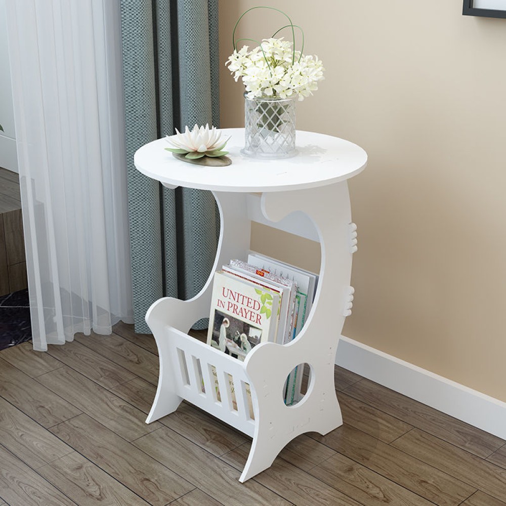 European style balcony square table coffee table bedroom bedside table small round table small coffe