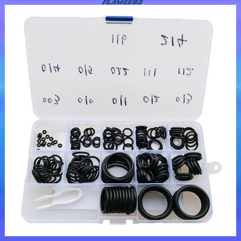 [Flameer2] 170x Replacement O Ring Kit, Pick for Scuba Diving Regulator Hose Tank Valve
