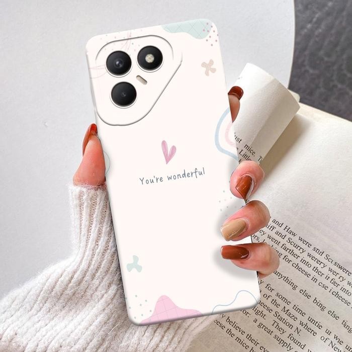 HP Softcase TCN0 POVA 7 4G 2025 - ORORA - Softcase Silkon Pro Camera - ยืดหยุ่น - เคส - ตัวป้องกันโท