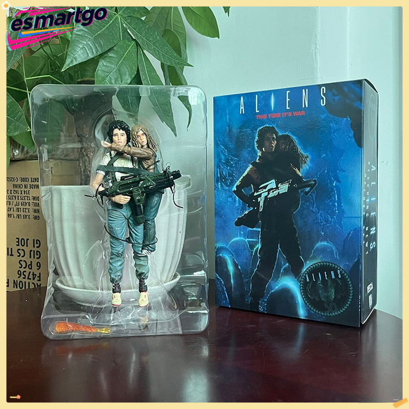 Neca ALIEN 2 Ripley Newt รูป LT Ellen Giger Xenomorph Facehugger Ripley Vs Newt Predator รุ่นสะสมการ
